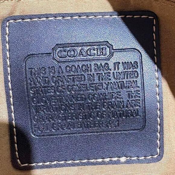 Coach Peyton Tattersall Plaid Shoulder Bag - Cream - Picture 6 of 8